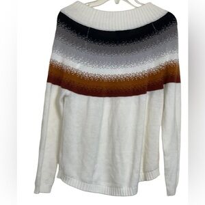 OVLA crew neck semi ombré pull over sweater. Size Med GUC